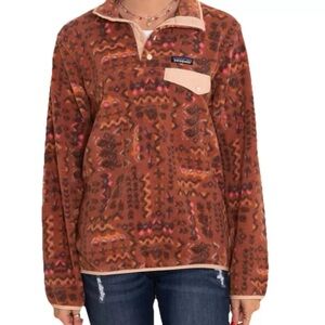 Patagonia Synchilla Wandering Woods Sisu Brown Women’s Sz S